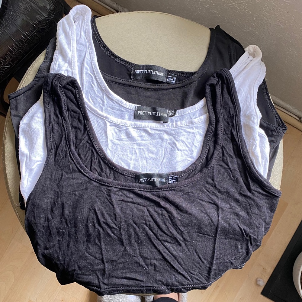 3 crop tops by PLT